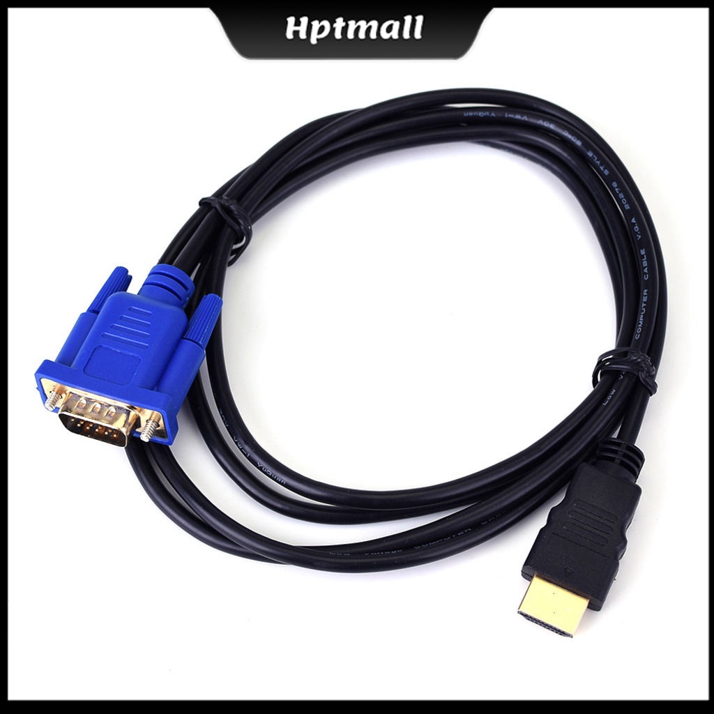 Cáp chuyển đổi HDMI sang VGA dài 1.8M độ phân giải 1080P HD tiện dụng cho PC Laptop