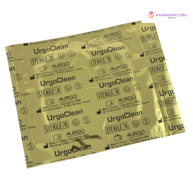 Băng gạc Urgoclean thấm hút và loại bỏ mảnh hoại tử 2 kích thước