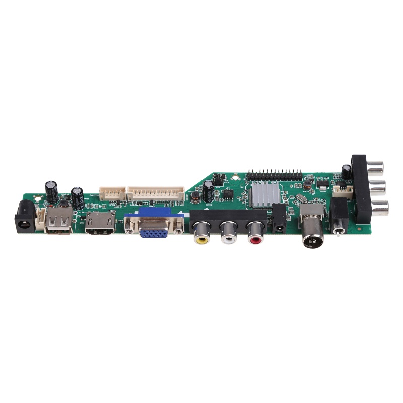 Linh Kiện Điện Tử zzz A81.2 A81.2 Chuyên DụngBảng Mạch Điều Khiển LCD PA V56 V59 Hỗ Trợ DVB-T2 TV 3663