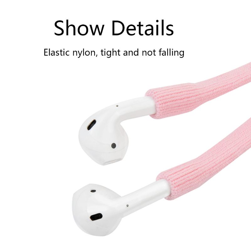 Dây Đeo Cổ Chống Thất Lạc Bằng Nylon Co Giãn Cho Tai Nghe Không Dây