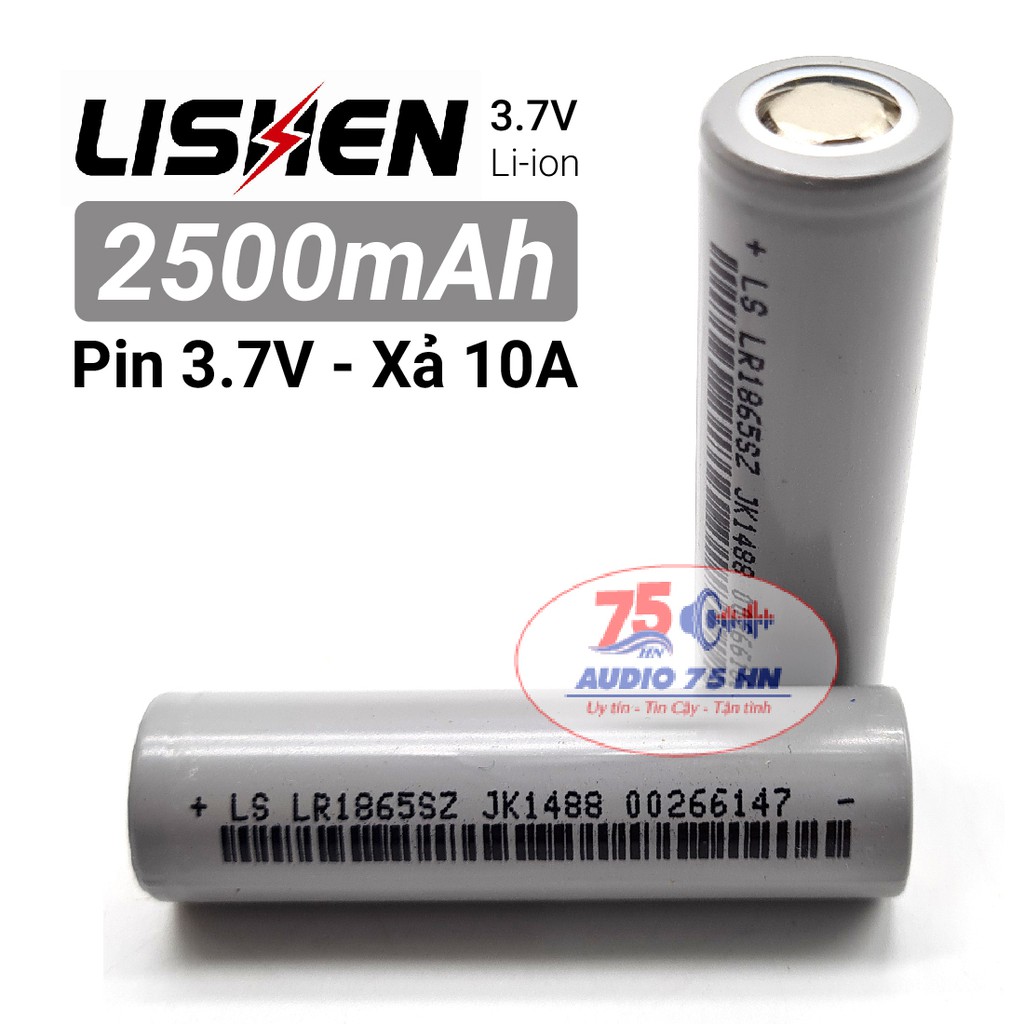 01 viên pin xám LS Lishen 2500mAh, xả cao 10A,(dùng cho Máy khoan, xe đạp điện,máy pos...)