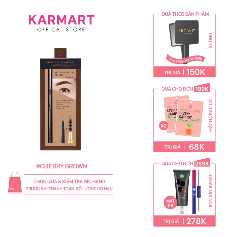 Chì Kẻ Mày Siêu Mảnh Browit Pro Slim Brow Pencil 0.06g