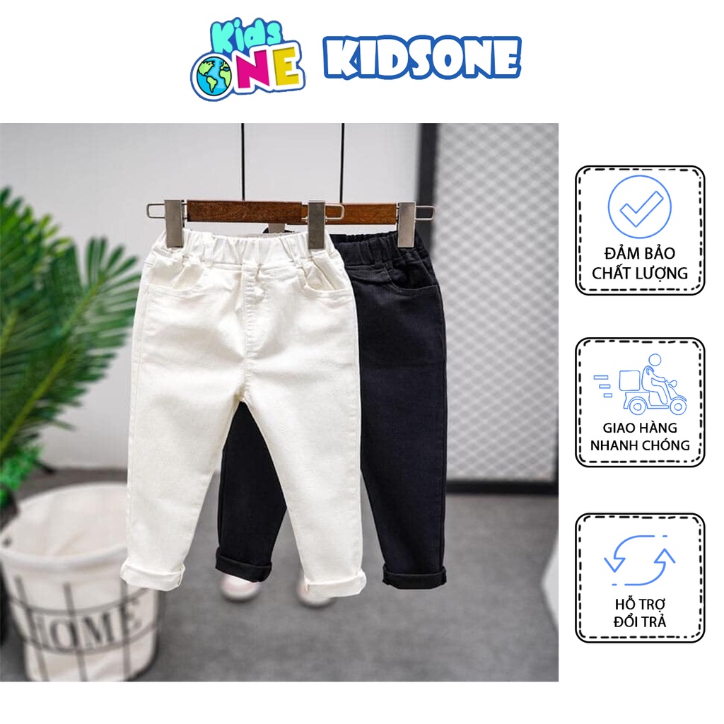 Quần Dài Kaki Co Dãn Cho Bé Trai Bé Gái Size 8-22kg KidsOneStore QKK01