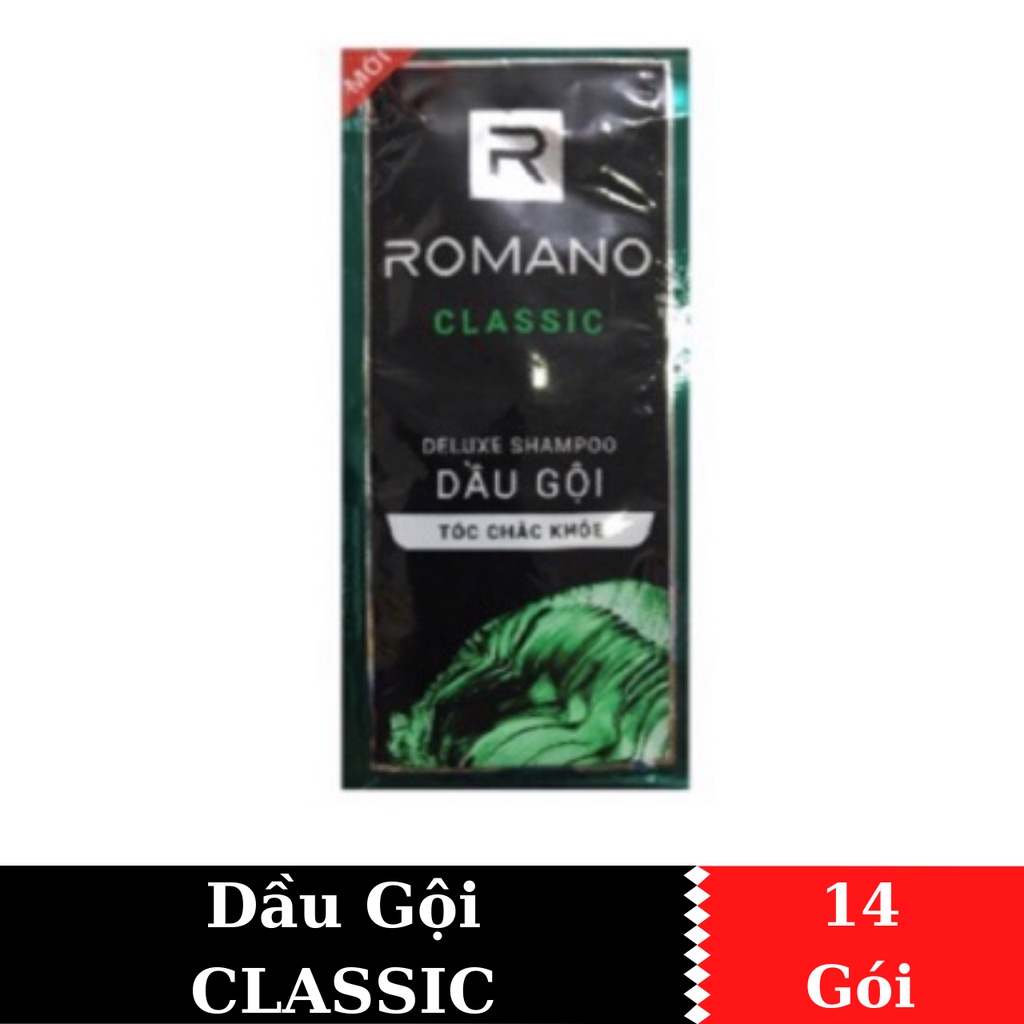 DÂY DẦU GỘI ROMANO NAM GIỚI 5g x 14 Gói