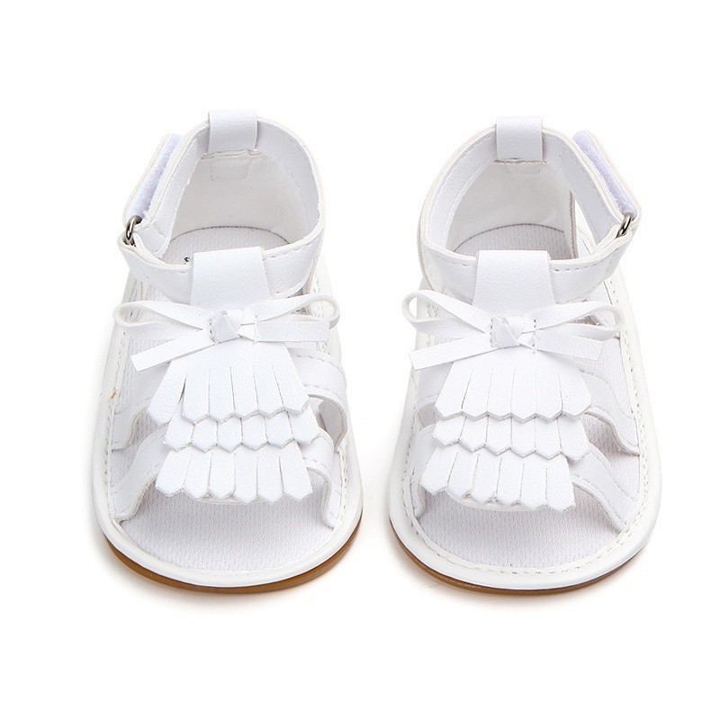 Đôi sandal phối tua rua xinh xắn cho bé gái