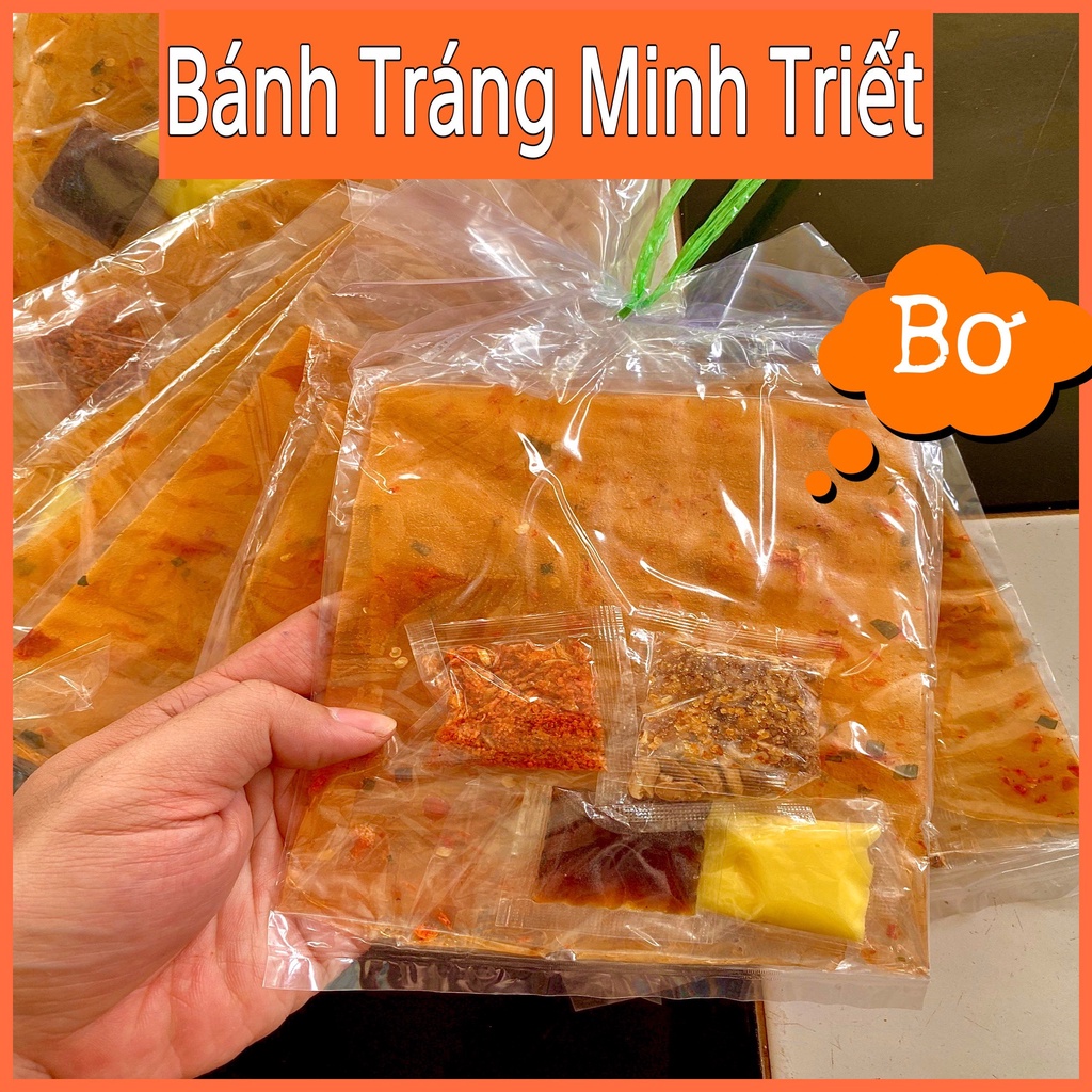 [Mã GROSALE giảm 10% đơn 150K] Combo 10 Bịch Bánh tráng BƠ 6 vị Tây Ninh chính gốc giá lò !