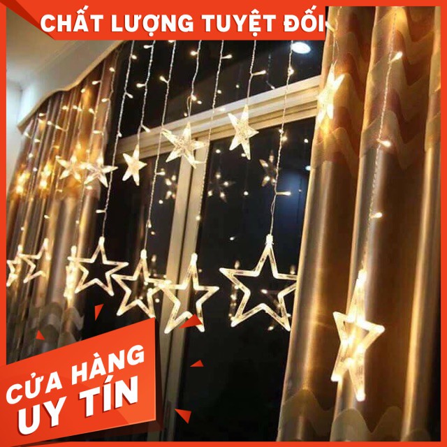 [VKT]Đèn nháy rèm sao 12 chiếc - Hàng mới 100%