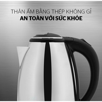 Ấm siêu tốc inox 1.8L HAPPY TIME HTD1081 [Chính hãng]