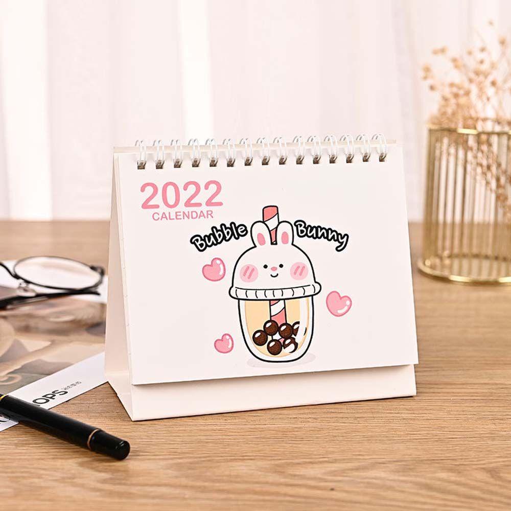 Lịch 2022 Để Bàn Mini Hình Động Vật Hoạt Hình Dễ Thương