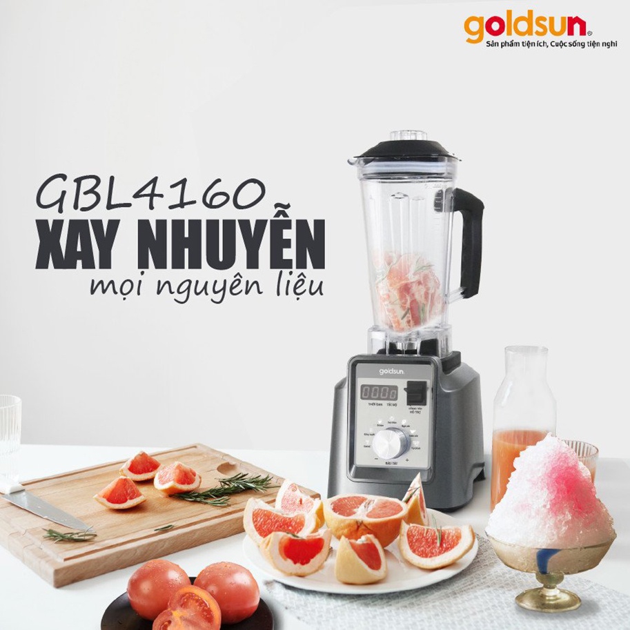 Máy xay sinh tố Goldsun GBL4160 công nghiệp, công suất lớn, 7 chức năng lựa chọn