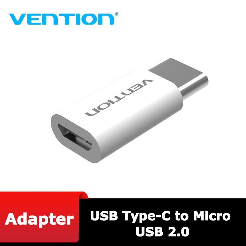 Đầu chuyển USB Type-C to Micro USB 2.0 Vention VAS-S10-W - BEN