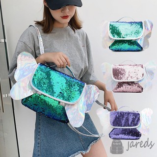 Ba lô da PU hình đôi cánh thiên thần xinh xắn cho bé gái