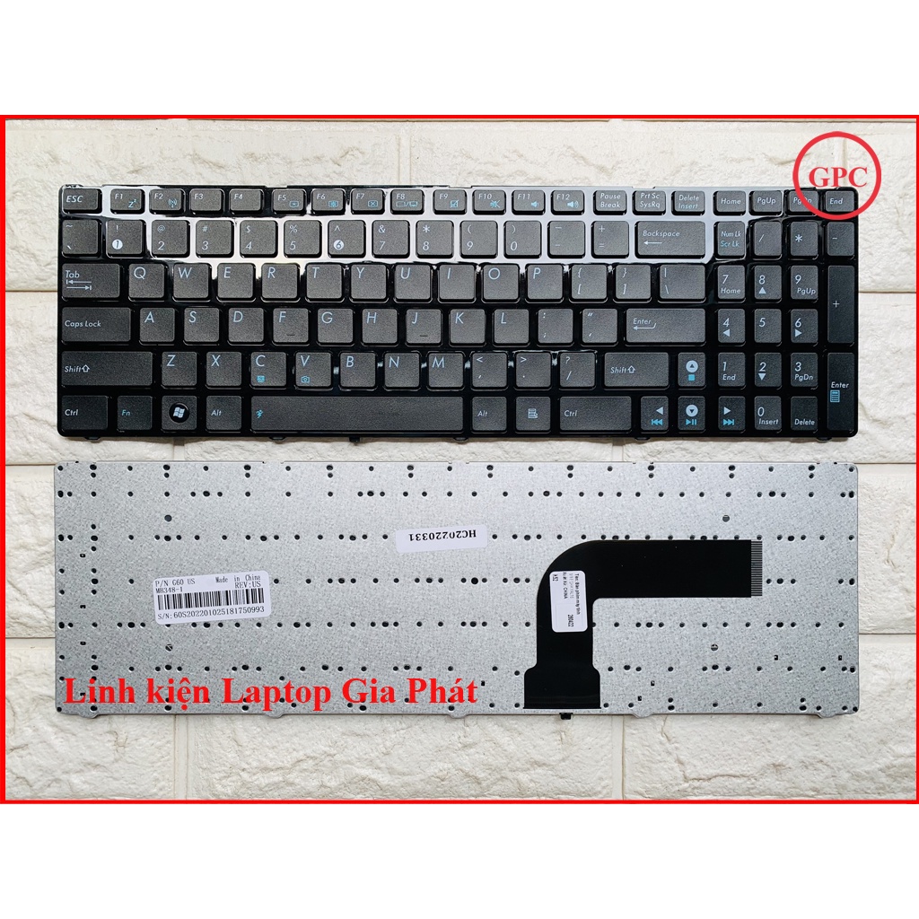Bàn Phím Laptop ASUS K52 K52F K52J K53S K53E X53E X53SC A53E K72JK X55A X55C X55U X55VD X55 CHẤT LƯỢNG CAO - NHẬP KHẨU