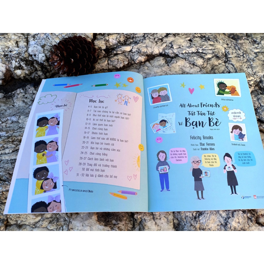 Sách thiếu nhi - Tất Tần Tật Về Bạn Bè , Về Cảm Xúc - All About Friends/ All About Feelings - Trọn bộ 2 cuốn