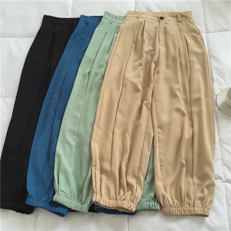 [Hình thật độc quyền THESIX.VN] Quần joggers ulzzang chất cotton mềm