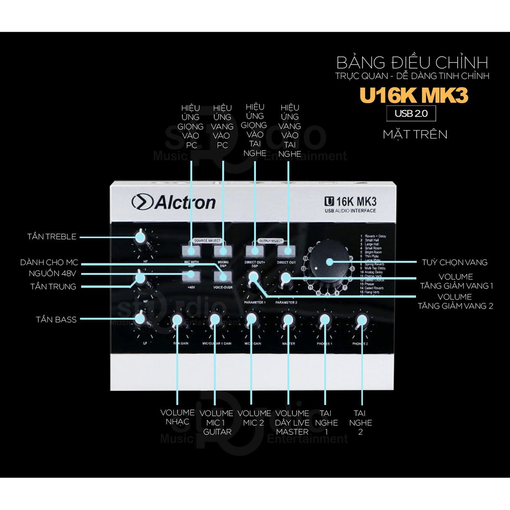 【Chính hãng】COMBO livestream Alctron U16K MK3 Micro thu âm Takstar PC-K200 - BẢO HÀNH 1 đổi 1 trong 12 tháng