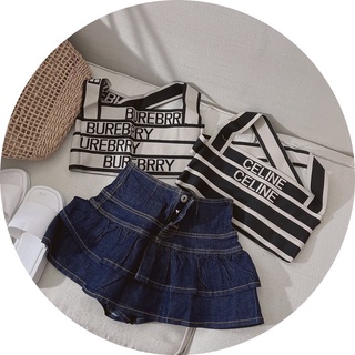Áo croptop 2 dây sọc ngang 2 màu - Qyn Store