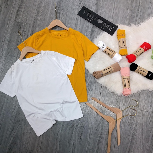 Áo thun cổ tròn GAP hàng đẹp Hanna