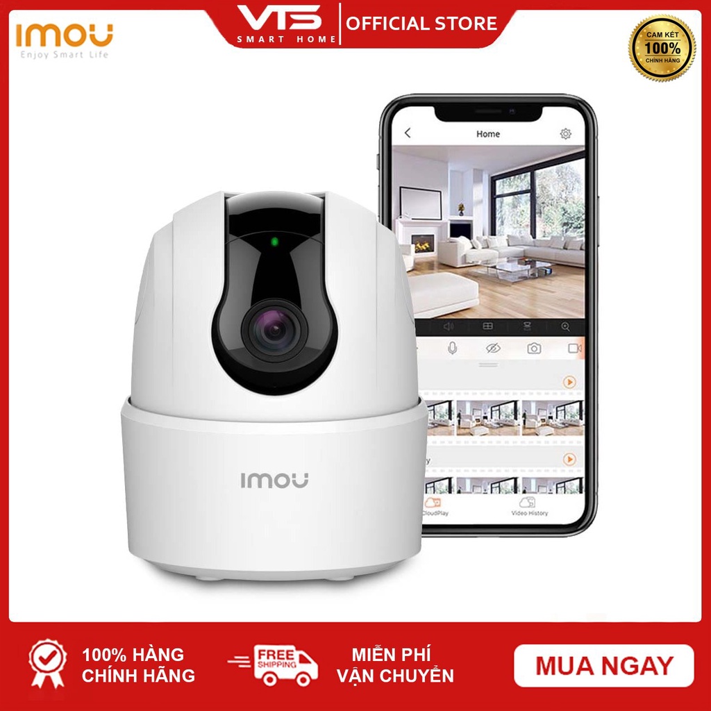 Camera WIFI IMOU A22EP - V3  2MP Full HD 1080P - Ranger 2 - Quay Quét 360 Độ - Đàm Thoại 2 Chiều - DIGI Smart VN