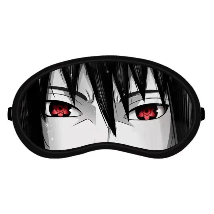 Mặt nạ bịt mắt khi ngủ in hình hoạt hình Naruto / One Piece 3D có thể mang đi du lịch