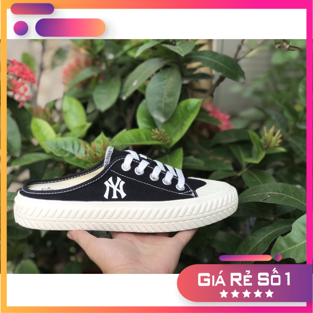 📢 Giày Thể Thao, Giày Sneaker M.L.B PLAY Ball Origin Mule New York Bản Siêu_Cấp Like A.u.t.h