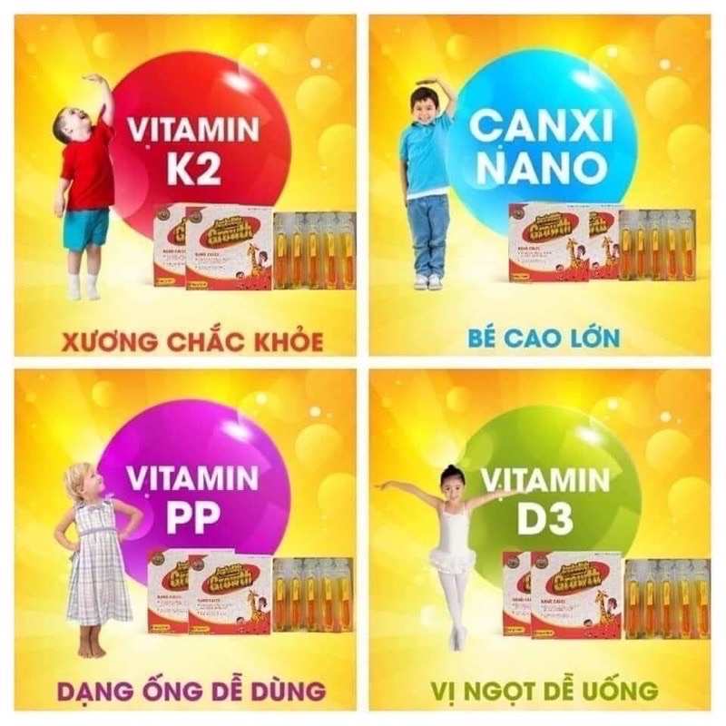 Nano Canxi Anphakids Growth Viện Hàn lâm KH&CN Việt Nam, bổ sung Canxi giúp trẻ cao lớn