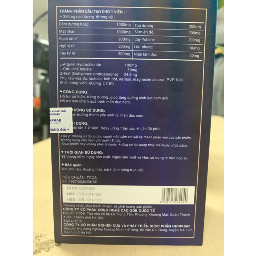 Gen X Gold Viên Uống Tăng Cường Sinh Lý  Nam Giới Hàng Hót Cam Kết Chính Hãng | BigBuy360 - bigbuy360.vn