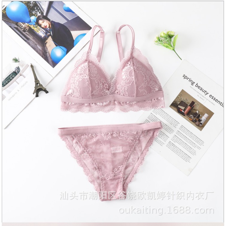 Bộ đồ lót ren sexy không gọng gợi cảm cho nữ M01 | BigBuy360 - bigbuy360.vn