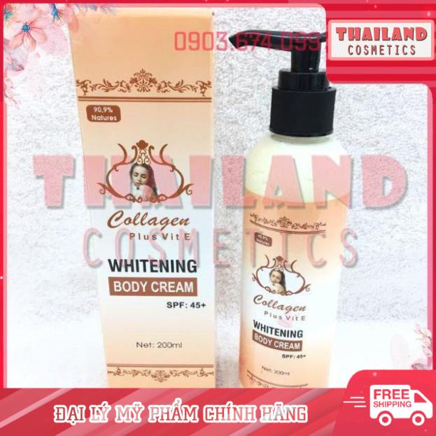 Kem Body Collagen Plus Vit E chai/hũ