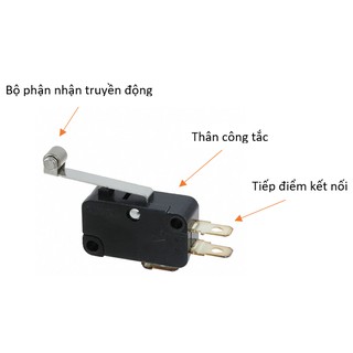 Công tắc hành trình V15-1C25, Công tắc nồi cơm điện chất lượng cao tay ngắn, dài, có bánh.