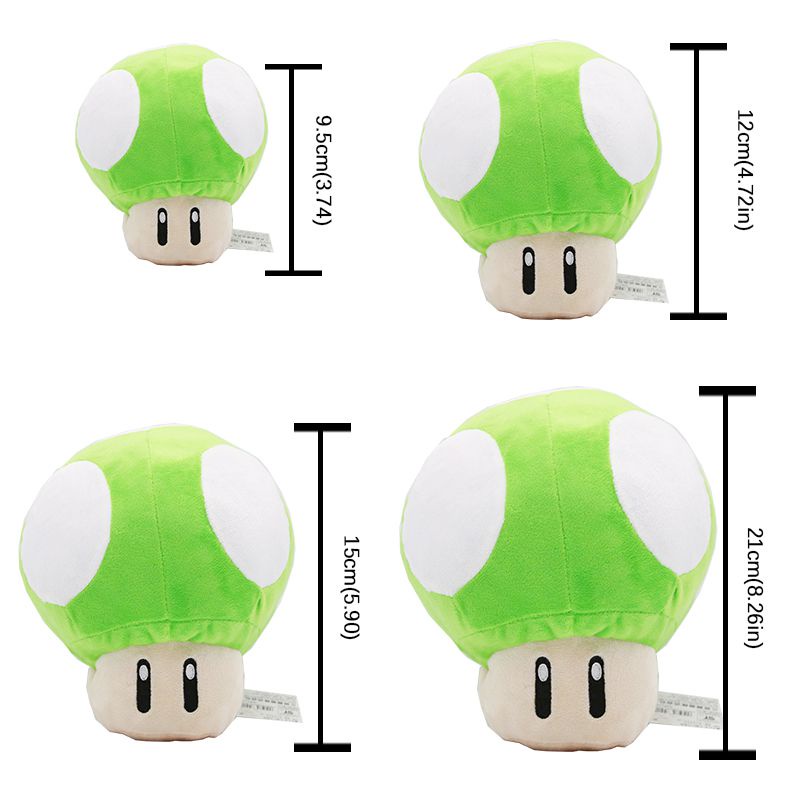 Búp Bê Nhồi Bông Hình Nấm Mario Dễ Thương 2 Màu