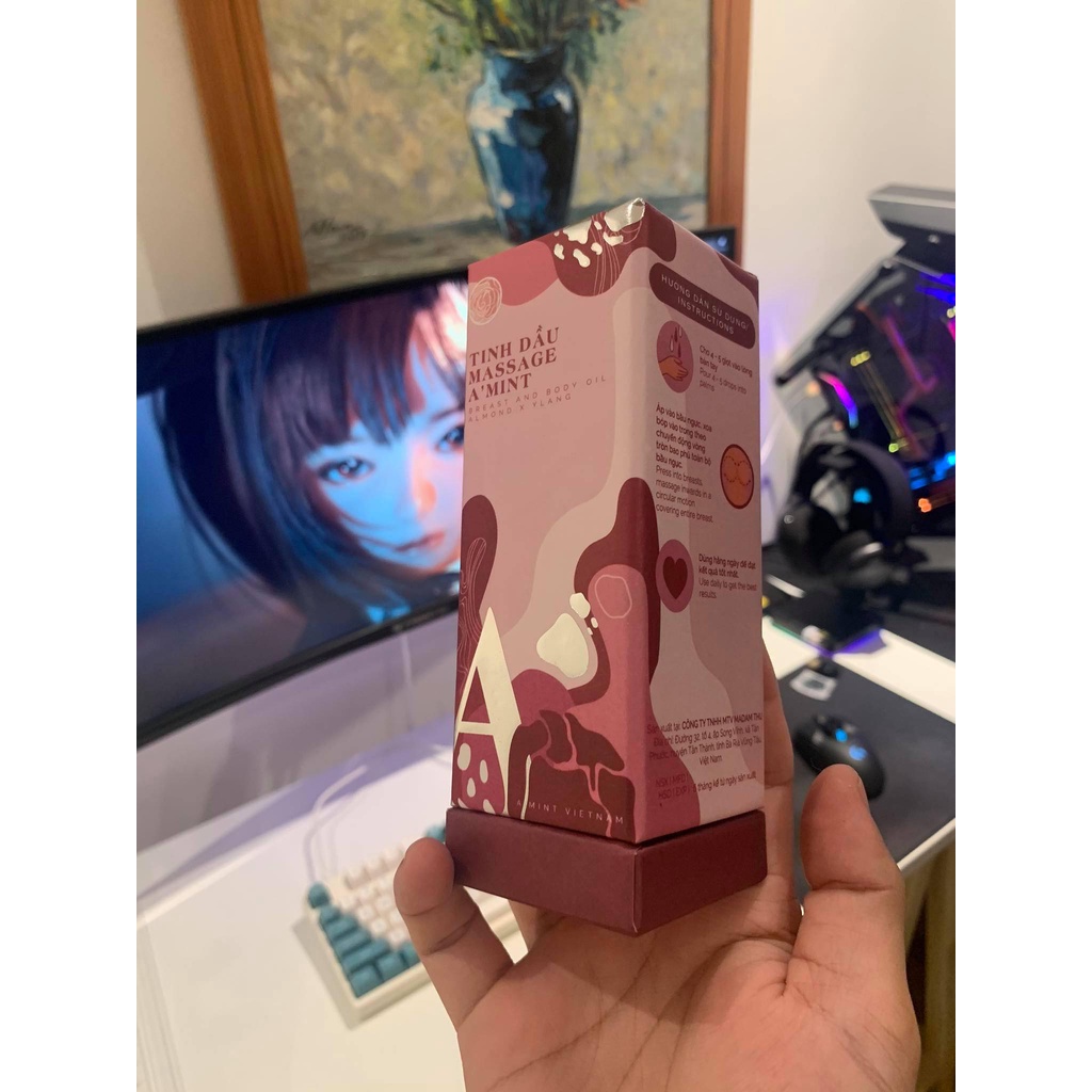 Tinh dầu Massage TV1 Amint (Tặng kèm video hướng dẫn ấn huyệt) | BigBuy360 - bigbuy360.vn