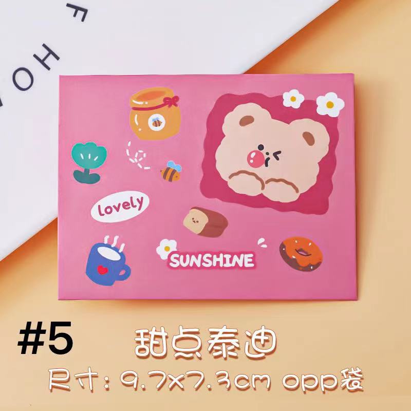 Set 5 Thiệp Chúc Mừng Cặp Đôi Họa Tiết Hoạt Hình Xinh Xắn