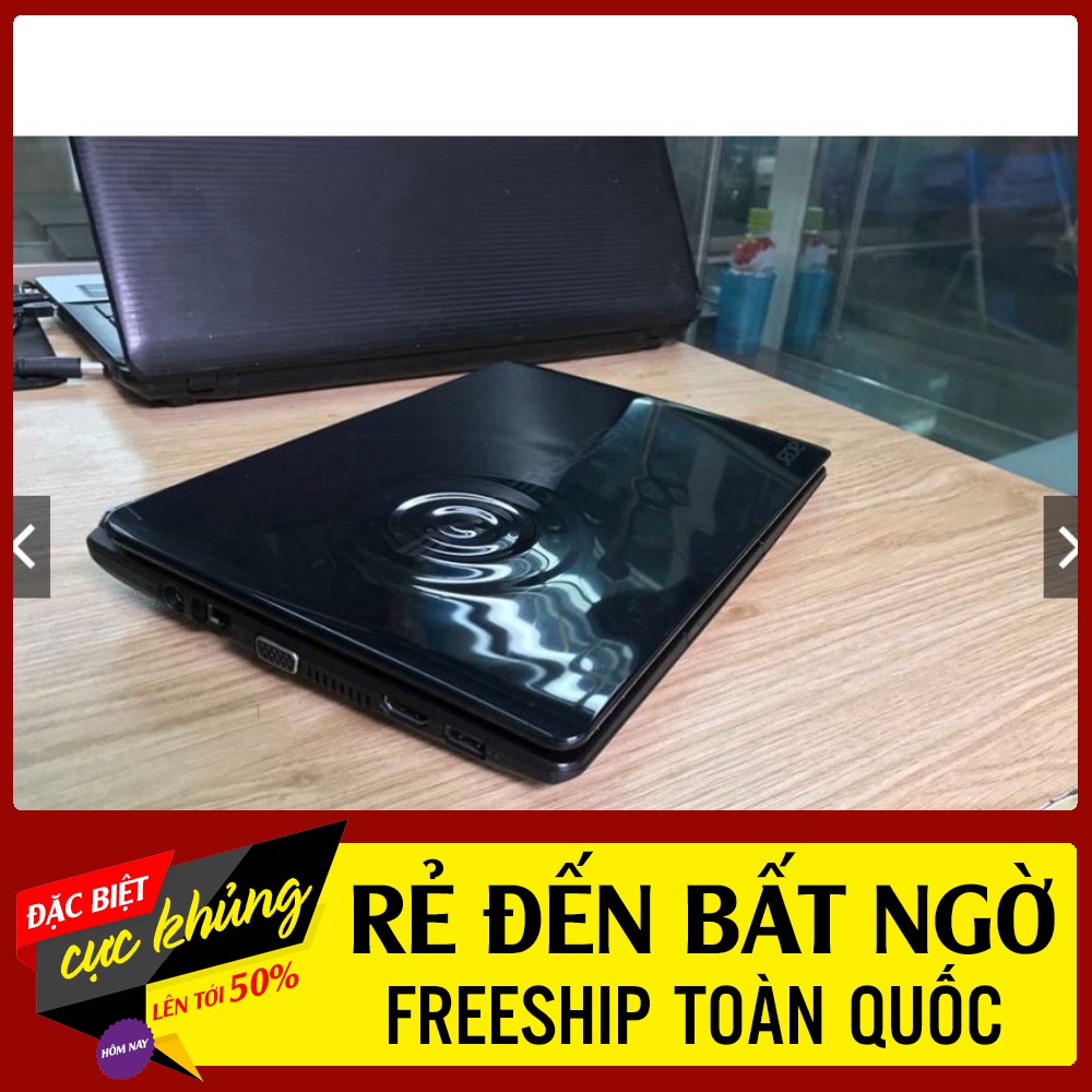 [500K] Laptop mini Accer Aspire One |  Atom 2600 3,2Ghz | Ram 2Gb | 10.1 inch | 320Gb Full Phụ Kiện