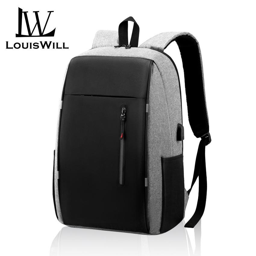 Ba Lô LouisWill Chống Thấm Nước Có Cổng Sạc USB Tiện Lợi
