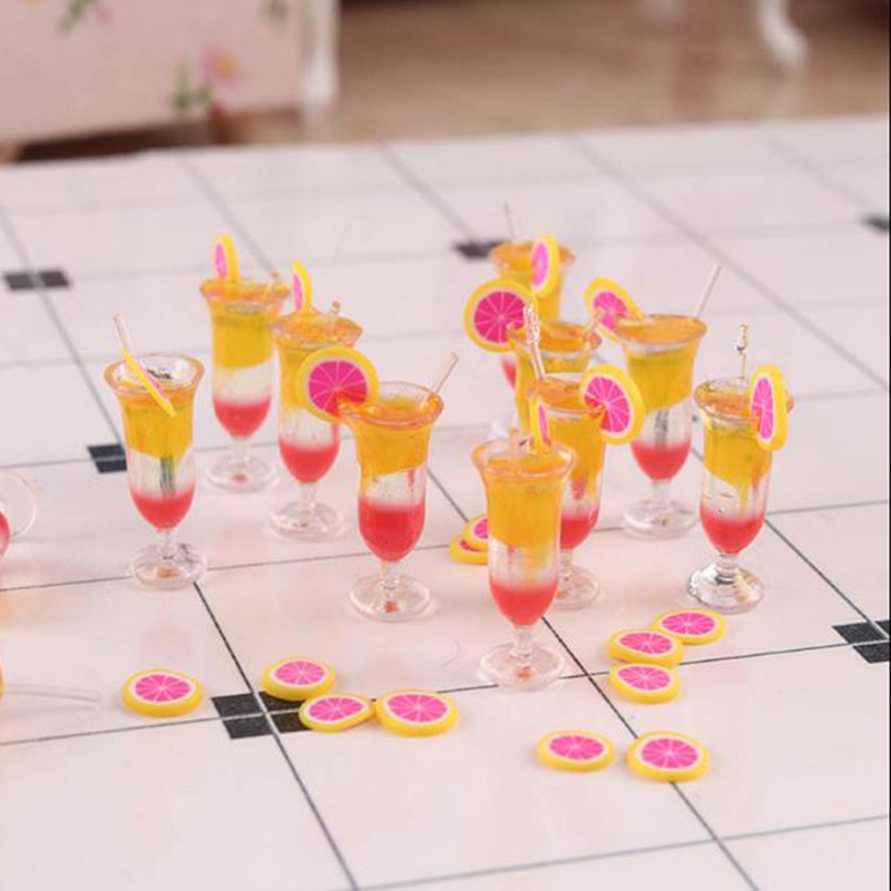 Bộ 6 Ly Nước Trái Cây Tỉ Lệ 1: 12 Chất Lượng Cao