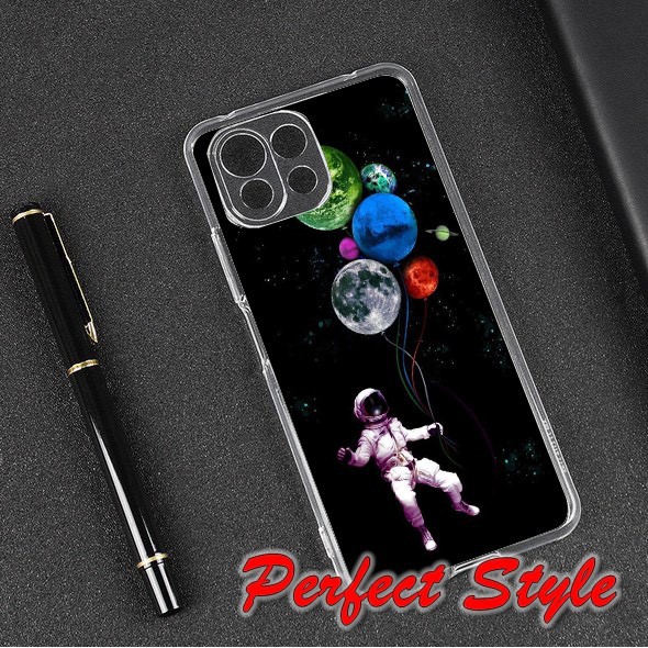 Ốp lưng silicon in hình Xiaomi Mi 11 lite / Redmi Note 10 / Redmi Note 10 pro / K40 k40 pro Poco F3 vũ trụ
