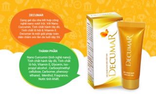 Decumar đánh bay vết thâm,sẹo do mụn