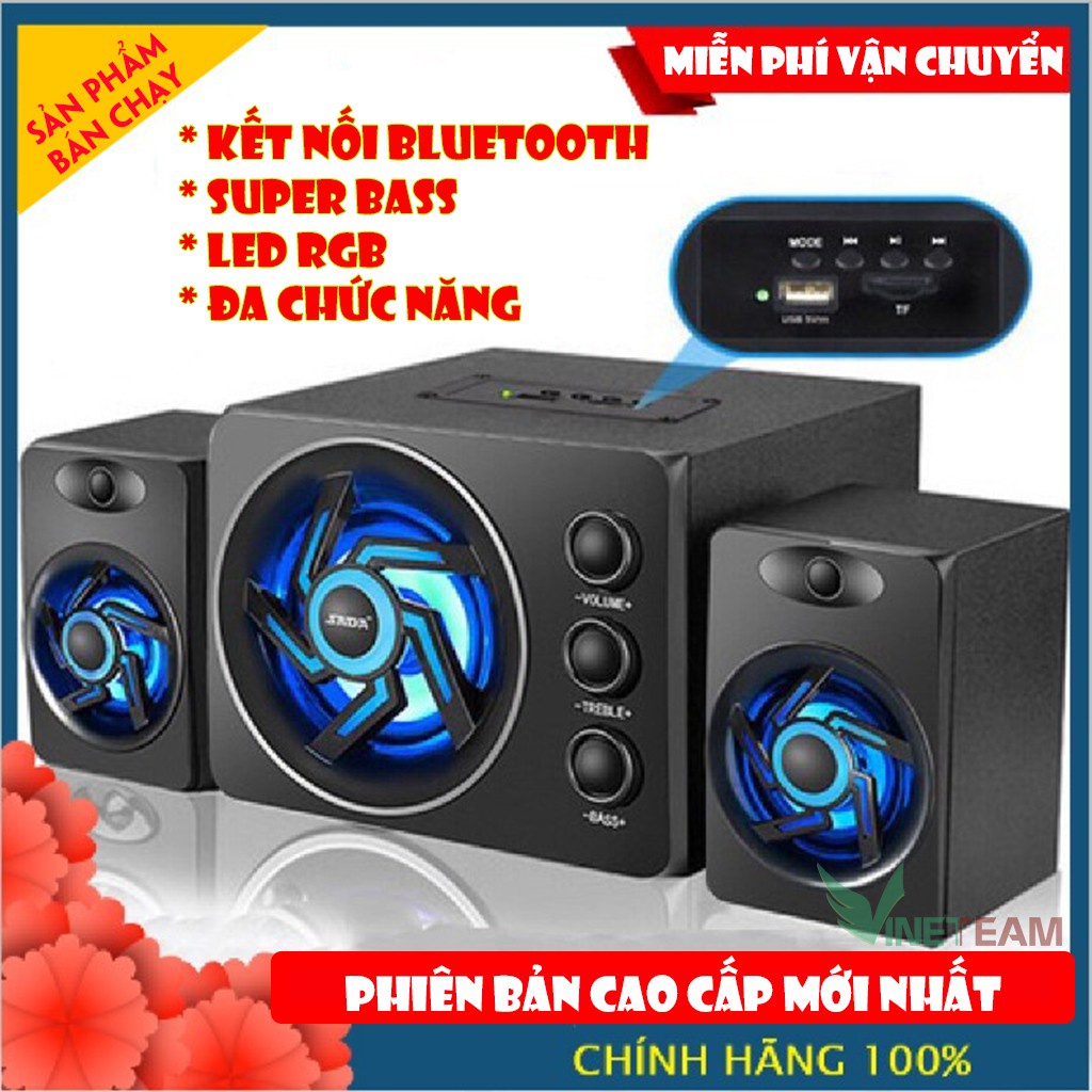 Loa Vi Tính Bluetooth Gaming SADA D-209 Super Bass Phiên bản nâng cấp của 2GOOD Dùng Cho Máy Tính PC Laptop Điện Thoại