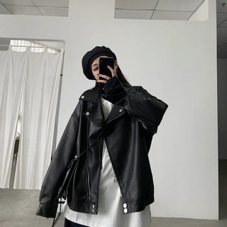 Áo khoác da biker ullzang chất xịn