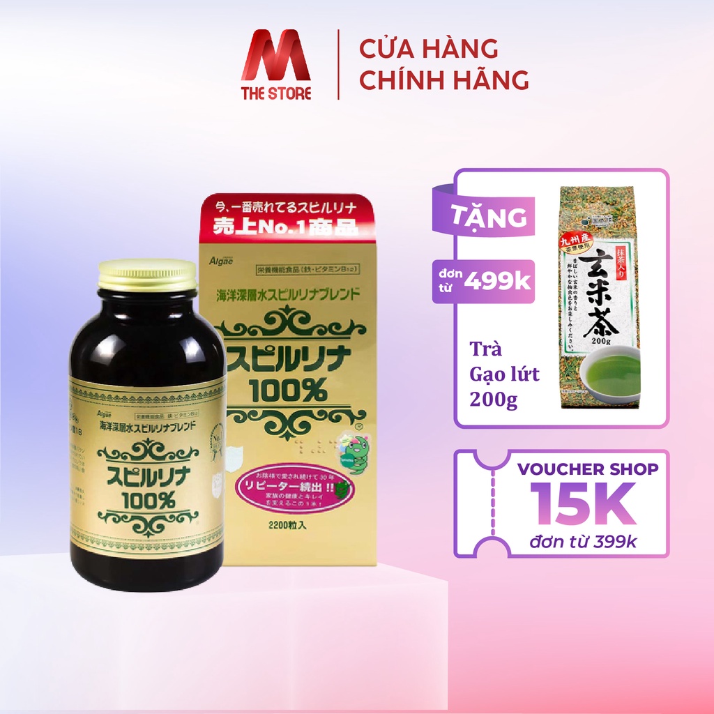 Tảo Xoắn Nhật Bản Spirulina Algae