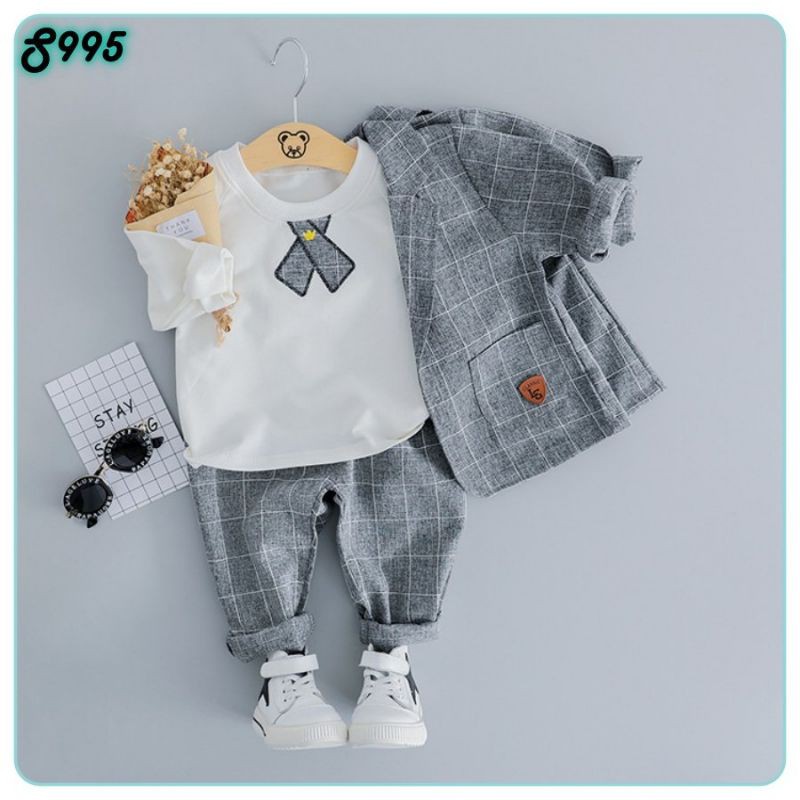 S995 - Set Bộ Vest CaroSize 9-18kg
Giá lẻ 310k