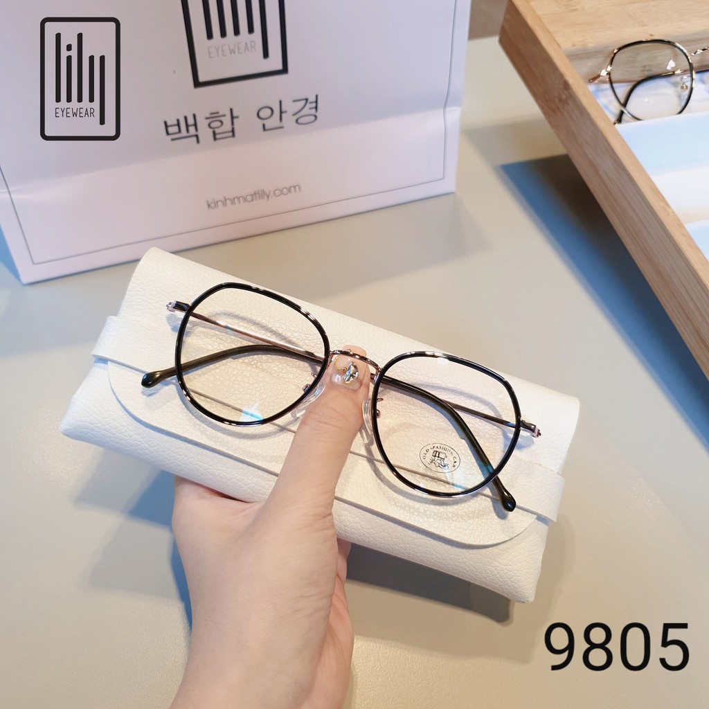 Gọng Kính Cận Kim Loại GK9805 - Gọng Kính Mắt Thời Trang