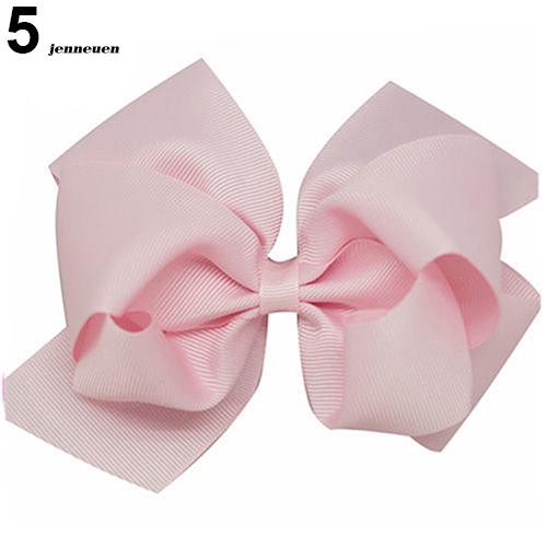 Kẹp tóc họa tiết nơ ruy băng xinh xắn cho bé gái