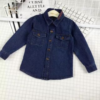 💁‍♂️Áo sơ mi jean chất mềm cho bé trai/ bé gái