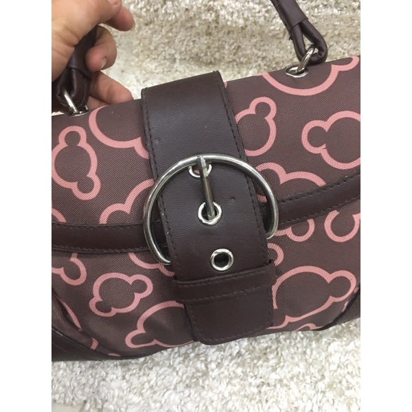 Túi si y hình dù phối da mới cao