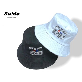 Nón bucket tròn unisex thêu chicago mũ nam nữ tai bèo ulzzang somo