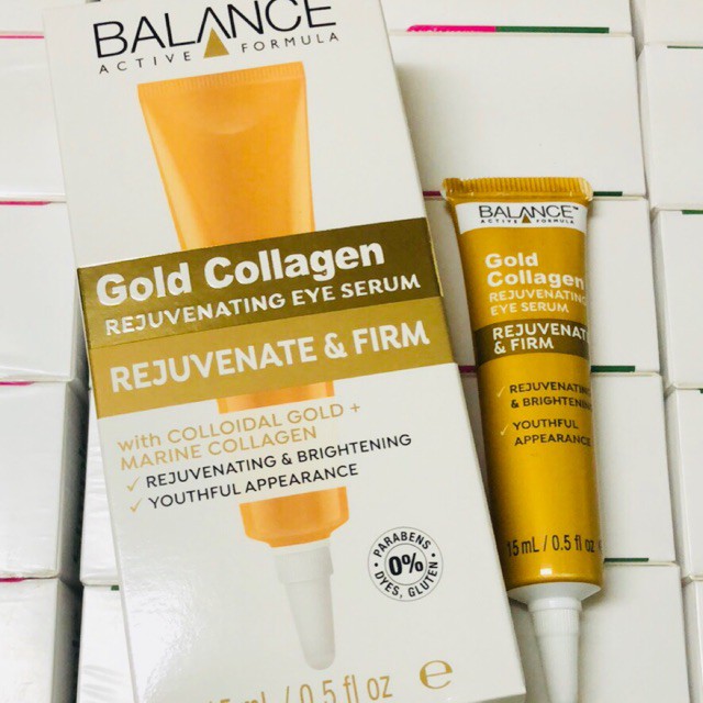 Serum Balance Gold collagen rejuventating eye serum mắt trẻ hóa và căng mịn vùng da