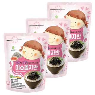 Rong biển trộn cơm em bé cười vị hạnh nhân và cá tôm 50g humanwell