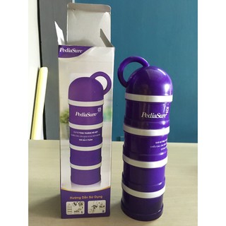 Hộp chia sữa hộp chia thức ăn 4 ngăn có quai cầm Pediasure hàng Việt Nam